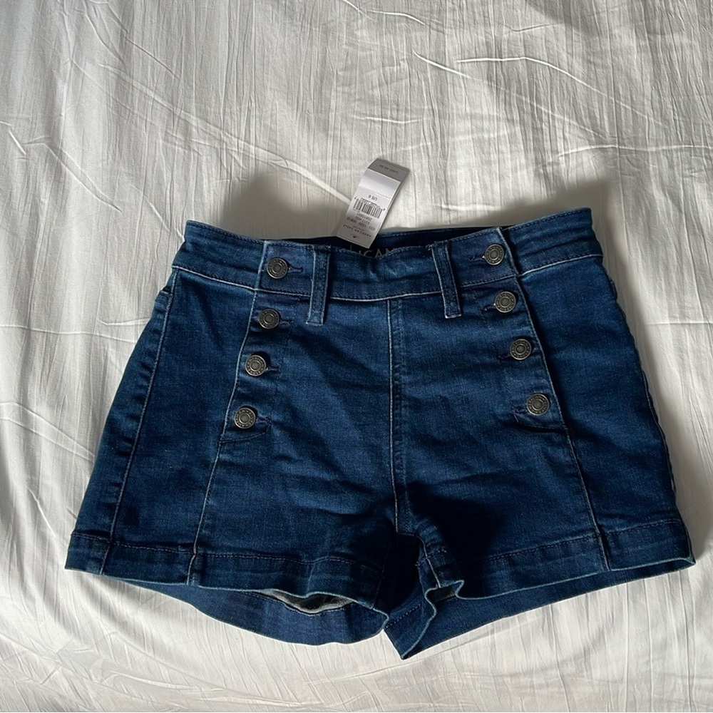 American Eagle Outfitters Dark Blue Jean Shorts